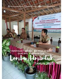 Lomba Adminduk Kabupaten Gunungkidul, tim juri lakukan verifikasi faktual di Rejosari